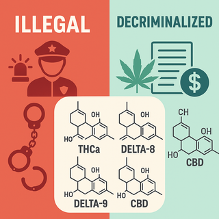 Illegal vs. Decriminalized: Understanding Cannabis Laws and Cannabinoids