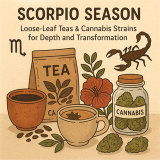 Scorpio Season: Loose-Leaf Teas & Cannabis Strains for Depth and Transformation