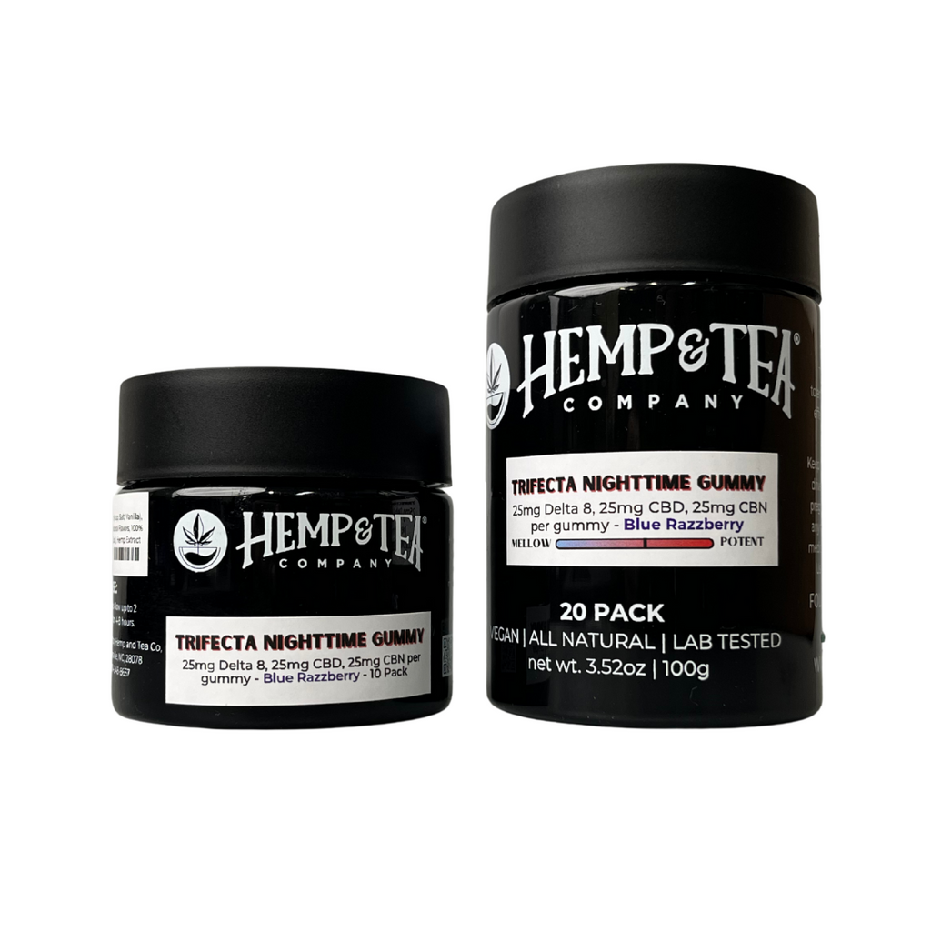 Trifecta Nighttime Gummy Blue Razzberry | Hemp & Tea Company