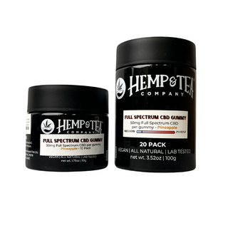 Full Spectrum CBD Gummy 50mg Pineapple
