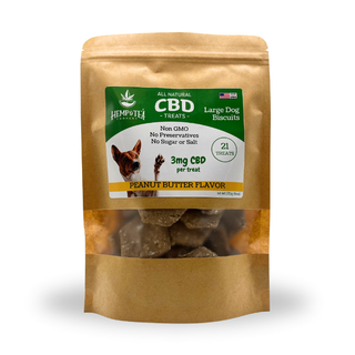 CBD Pet Treats - Large Dog Biscuits | Hemp & Tea Company - Charlotte, NC
