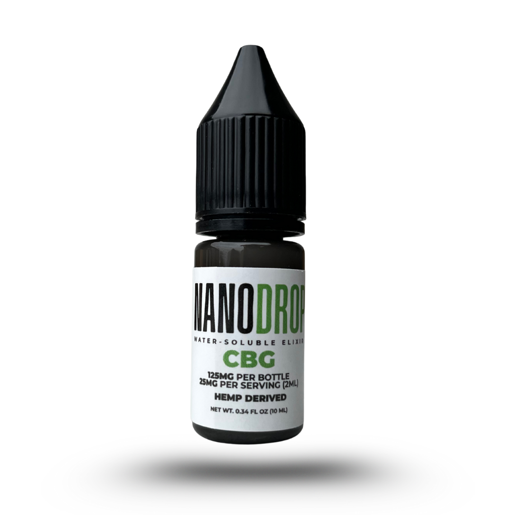 Nano Drop CBG 125mg CBG 10mL – Hemp and Tea Co