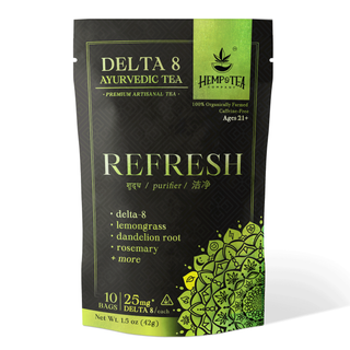 Ayurvedic Delta 8 Tea - Refresh | Hemp & Tea Company - Charlotte, NC