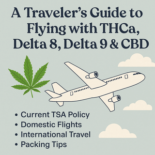 A Traveler’s Guide to Flying with THCa, Delta 8, Delta 9 & CBD
