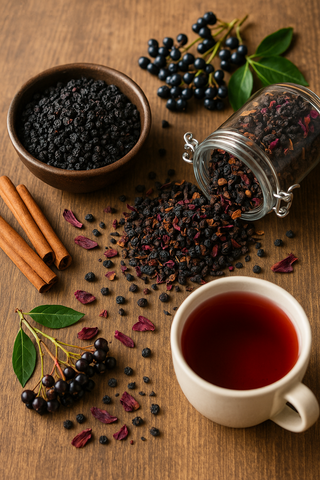 Elderberry Loose-Leaf Herbal Tea: Nature’s Immune Booster