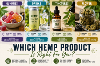 Gummies vs Drinks vs Tinctures vs Flower