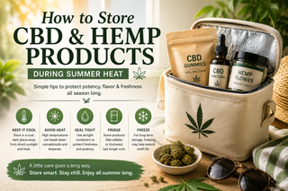 How to Store CBD & Hemp Products During Summer Heat