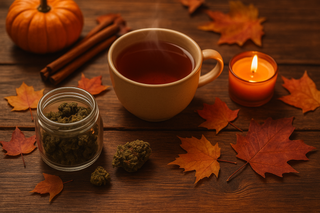 Thanksgiving Rituals with Tea & THCa Flower: A Season of Gratitude and Grounding