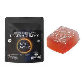 Stargazer Gummy Strawberry Delta 9 50mg | Hemp & Tea Company - Charlotte, NC