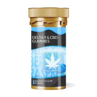 Delta 9 THC 10mg Gummy Blue Razzberry | Hemp & Tea Company - Charlotte, NC