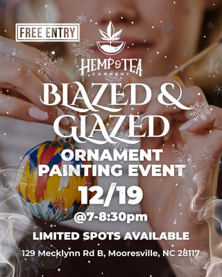 The Blazed and Glazed Ornament Painting Event