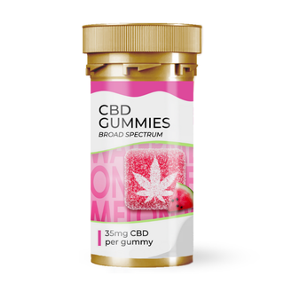 Broad Spectrum CBD Gummies 35mg Watermelon | Hemp & Tea Company - Charlotte, NC