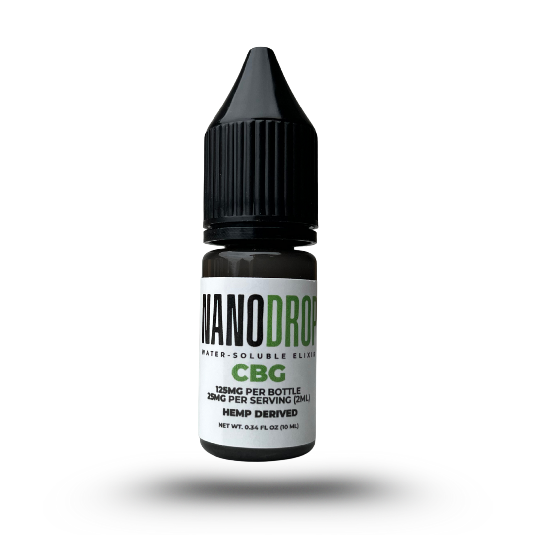 Nano Drop CBG 125mg CBG 10mL – Hemp and Tea Co