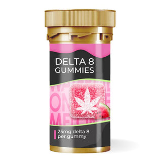 Delta 8 25mg Gummies Watermelon | Hemp & Tea Company - Charlotte, NC