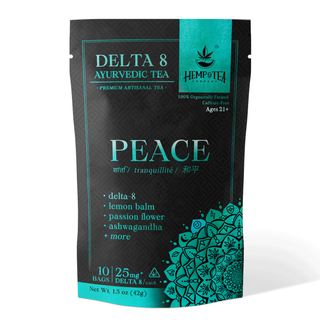 Ayurvedic Delta 8 Tea - Peace | Hemp & Tea Company - Charlotte, NC