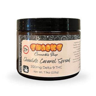 SNACKS Delta 9 Chocolate Caramel Spread | Hemp & Tea Company - Charlotte, NC