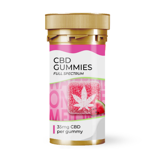 Full Spectrum CBD Gummy 35mg Watermelon | Hemp & Tea Company - Charlotte, NC