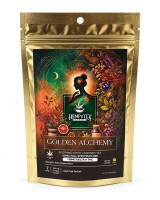 Delta 9 Golden Alchemy Soothing Spirit Wellness Tea