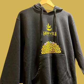Hemp and Tea Logo Sweatshirt Black | Hemp & Tea Company - Charlotte, NC