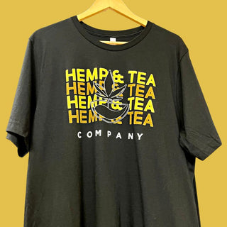 Hemp and Tea Co Black Graphic T-Shirt | Hemp & Tea Company - Charlotte, NC