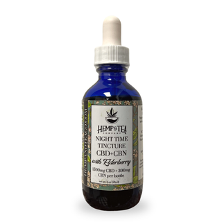 Night Time Tincture CBD + CBN | Hemp & Tea Company - Charlotte, NC