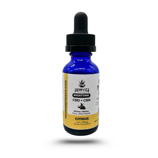 Full Spectrum Night Time 3000 CBN + 3000 CBD Oil Tinctures product image from Hemp & Tea Company