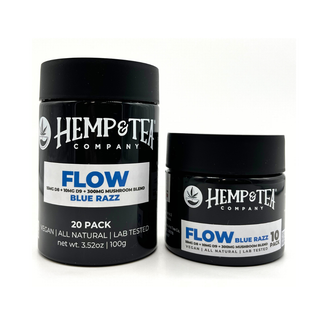 Flow Gummies 15mg D8 + 10mg D9 + 300mg Mushroom Blend