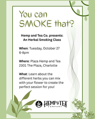 ✨ You Can Smoke That? Herbal Smoking Class - Plaza ✨