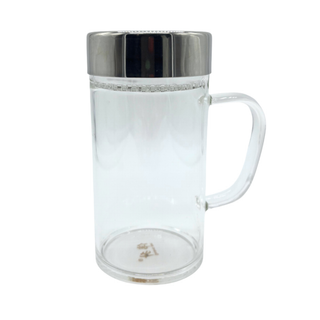 Glass Strainer Mug
