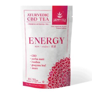 Ayurvedic CBD Tea Bags - Energy Blend