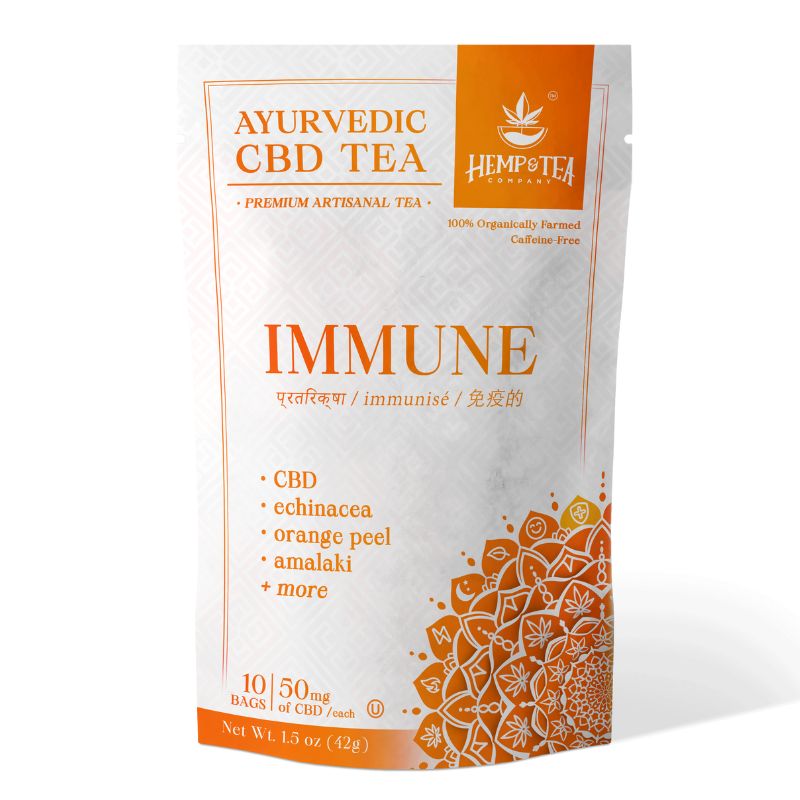 Ayurvedic CBD Tea Bags - Immune Blend