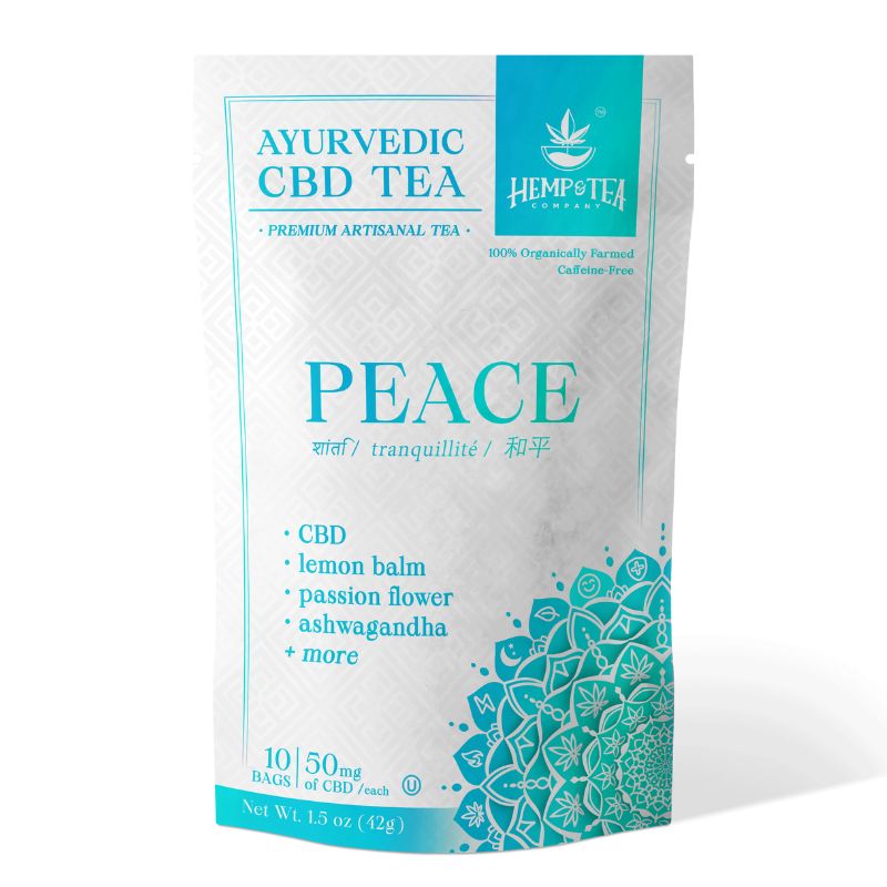 Ayurvedic CBD Tea Bags - Peace Blend