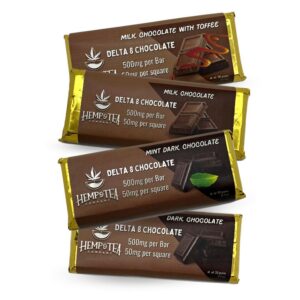 Delta 8 THC Chocolate Bar Edible 500mg