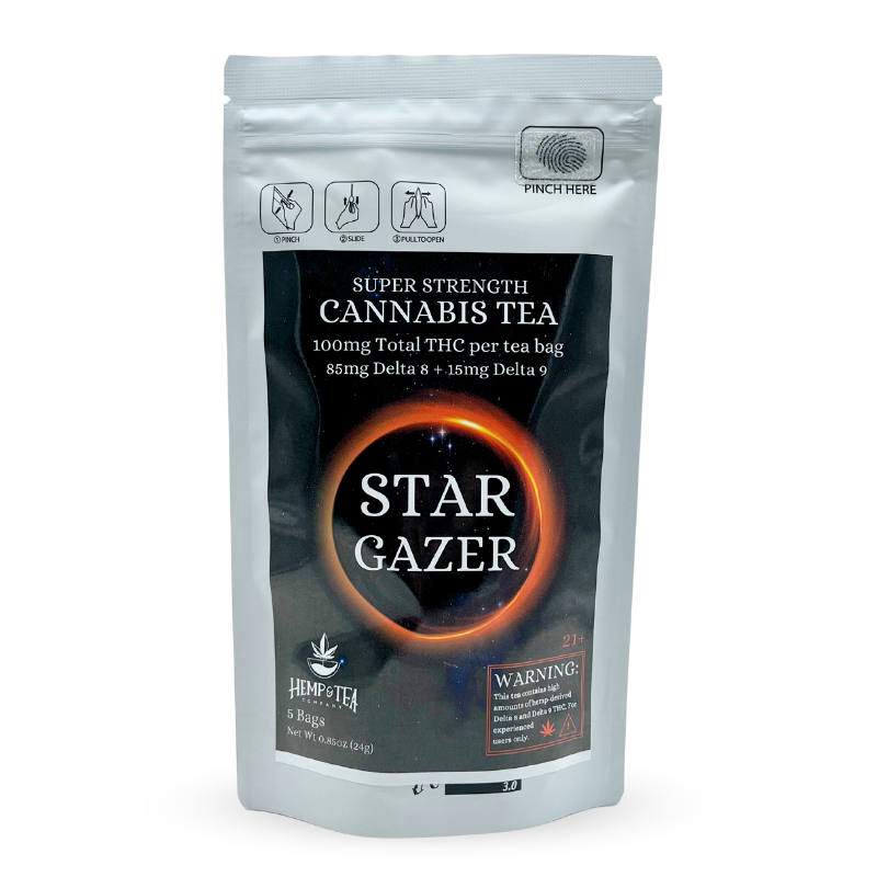 Star Gazer Cannabis Tea Bags - D8 and D9